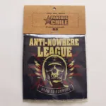 Vista frontal parche sublimado de con el diseño de Anti - Nowhere League Road to Rampton