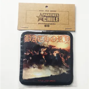 Bathory Blood Fire Death Parche Sublimado personalizado a pedido