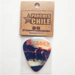 Bathory Blood Fire Death uñeta personalizada para guitarras