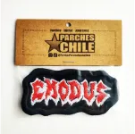 Vista Frontal del Parche Bordado con el diseño de Exodus 