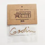 Vista Frontal Godin Adhesivo Decal para clavijeros color Dorado