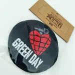 Vista detalle del Parche Bordado de Green Day