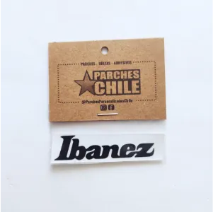 Ibanez Logotipo Negro Adhesivo Decal para clavijeros para guitarras o bajos