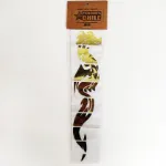 Vista Frontal Dragón Inlays Adhesivo para Guitarras color Dorado