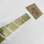 Vista Detalle del inlays Adhesivo para Guitarras color dorado