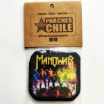 parche de con el diseño de Manowar Fighting The World Sublimado