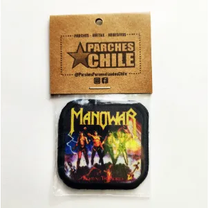 Manowar Fighting The World Parche Bordado