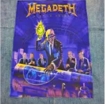 Espaldera de con el diseño de Megadeth Rust in Peace  Sublimada