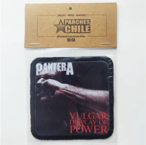 Pantera Pantera Vulglar Display of Power Parche Sublimado personalizado a pedido