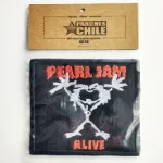 Vista Frontal del Parche Bordado con el diseño de Pearl Jam 