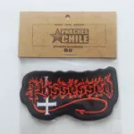 Vista Frontal del Parche Bordado de con el diseño de Possessed 