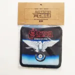 parche con el diseño de Saxon del album Wheels of Steels Sublimado