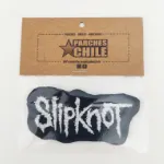 Vista Frontal del Parche Bordado con el diseño de Slipknot 