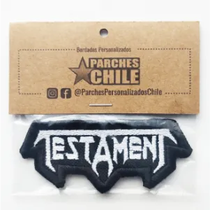 Testament Parche Bordado