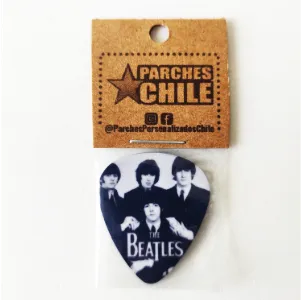 Uñeta impresa de la banda de The Beatles