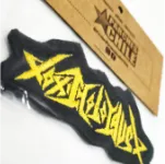 Vista detalle del Parche Bordado de Toxic Holocaust