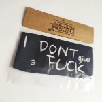 Parche empacado con la frase I Dont Give a Fuck