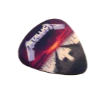 Uñeta de la banda de metal Metallica lateral